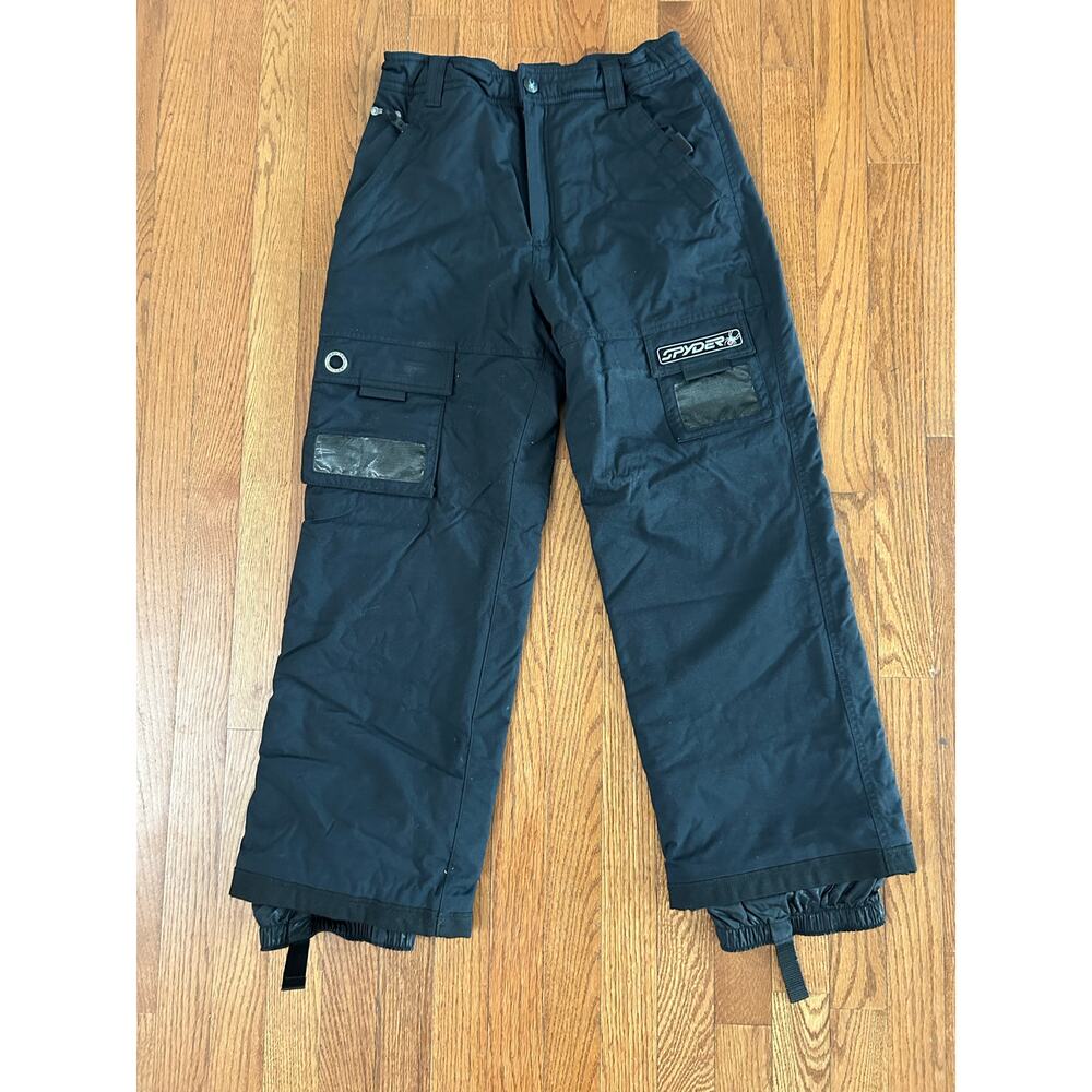 Spyder Kids Black Snow Pants Size 16 EUC